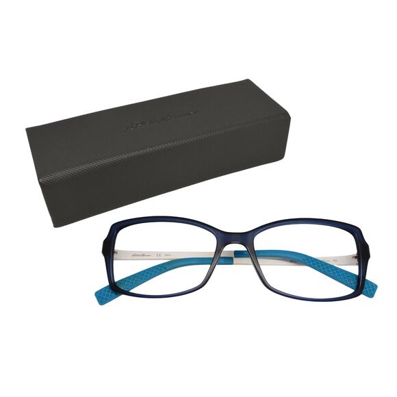 Eddie Bauer EB32216 NV PEI 52-16-135mm Eyeglasses FRAMES ONLY - GOOD CONDITION - Picture 1 of 13